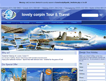 Tablet Screenshot of lovelycorpin-travel.com